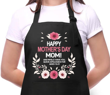 Mother's Day Apron - Kitchen, Cooking, Baking