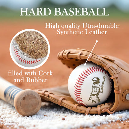 Personalized Baseball Ball with Custom Name for kids