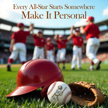 Personalized Baseball Ball with Custom Name for kids