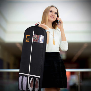 Personalized Travel Garment bag for Hanging Clothes