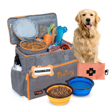 Personalized Dog Bag Weekender - Custom Dog Travel Bag