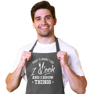 Personalized Men's Apron - Custom Cooking Apron, Great for Dad, Brother or Boyfriend - Chef's Gift Apron