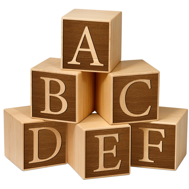 Custom Full Engraved Wooden Blocks