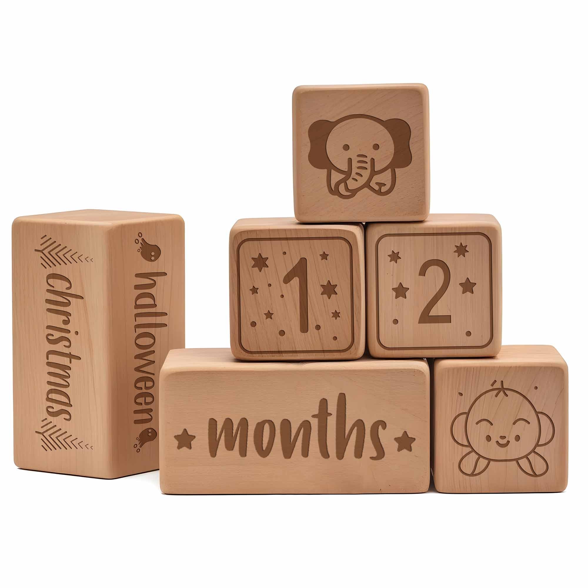 monthly baby blocks