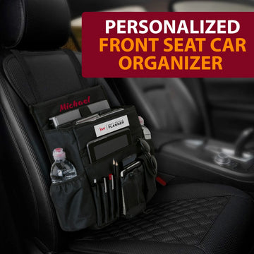 Personalized Front Car Seat Organizer