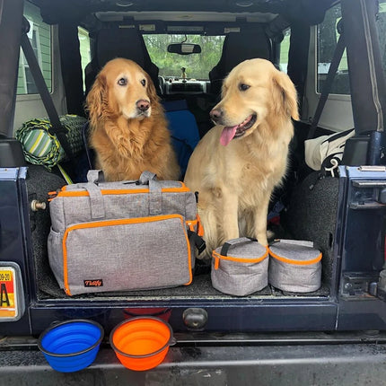 Personalized Dog Bag Weekender - Custom Dog Travel Bag