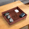 LEATHER VALET TRAY
