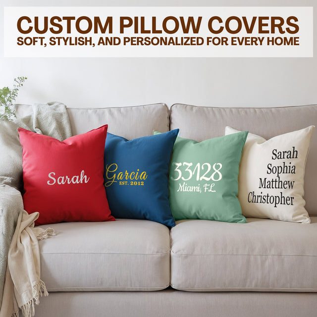 CUSTOM PILLOW COVER