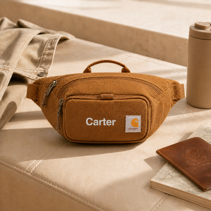 Personalized Carhartt Classic Adjustable Sling Bag Water Resistant 600D Crossbody Waist Pack
