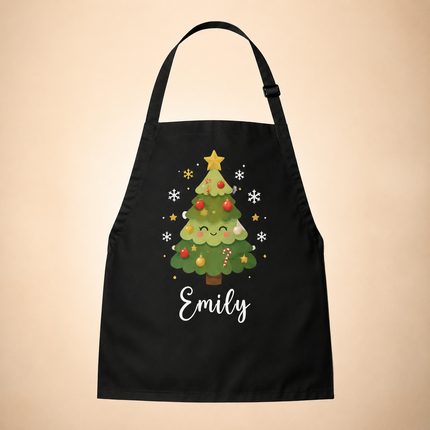 Personalized Christmas Kids Apron for Kitchen with Name