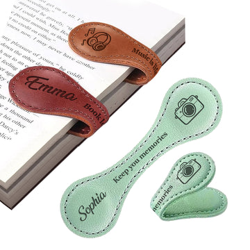 Personalized Magnetic Bookmarks with Engraved Name, Bookmarks Gift for Book Lovers