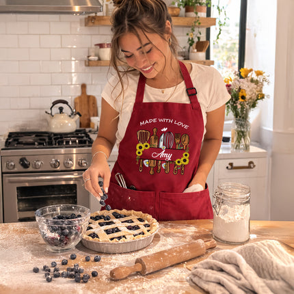Personalized Kitchen Gifts for Mother, Women, Wife - Made with Love