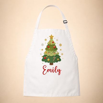 Personalized Christmas Kids Apron for Kitchen with Name