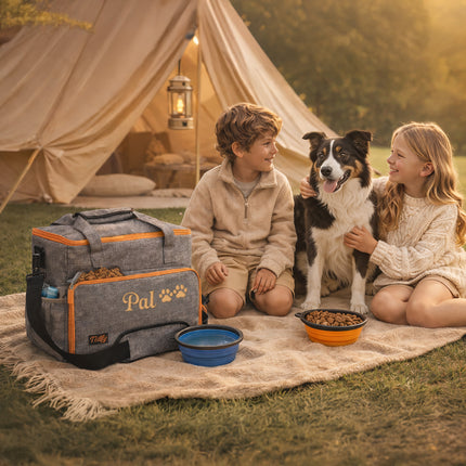 Personalized Dog Weekender Bag – Custom Pet Travel Tote