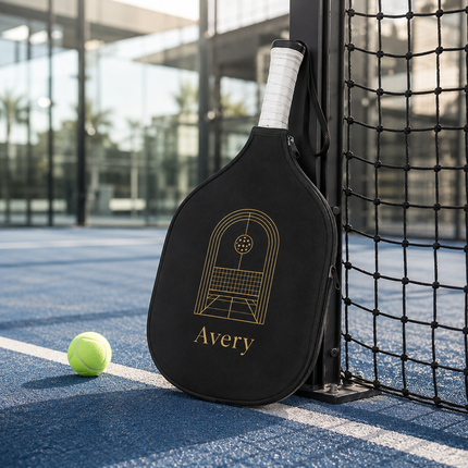 Personalized Pickleball Paddle Cover with Custom Name