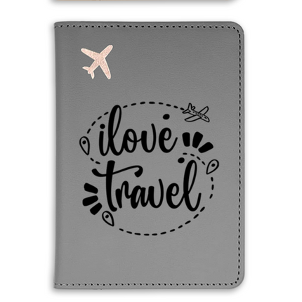 Personalized Green Passport Holder Cover Case