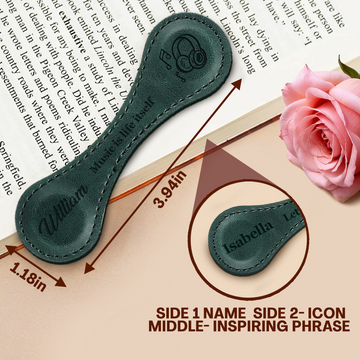 Personalized Magnetic Bookmarks with Engraved Name, Custom Graduation Gift Class of 2025