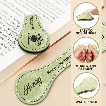 Personalized Magnetic Bookmarks with Engraved Name for kids, women and girls