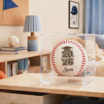 Personalized Baseball Ball with Custom Name - Graduation
