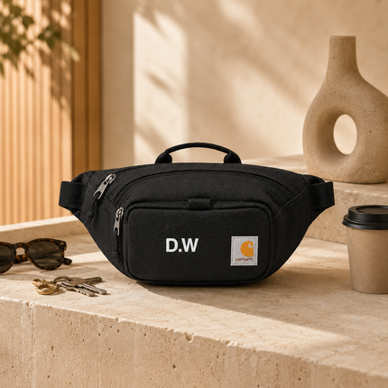 Personalized Carhartt Classic Adjustable Sling Bag Water Resistant 600D Crossbody Waist Pack