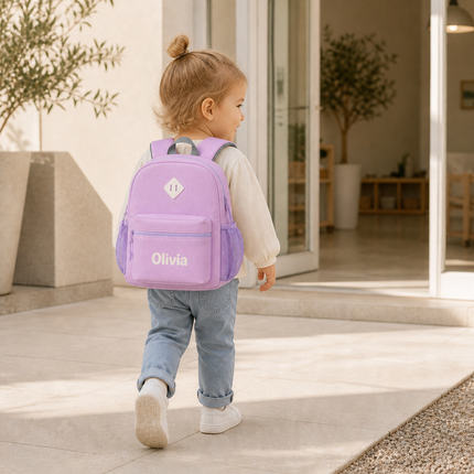 Personalized Toddler Backpack for Boys 2-4 – Custom Name Preschool & Kindergarten Mini Backpack