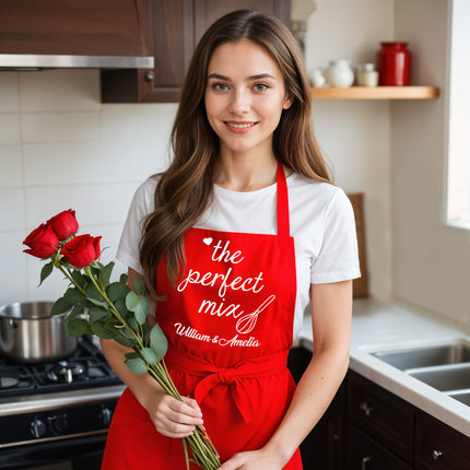 Custom Apron for Mom, Mother's Day Gift for Mom with Name