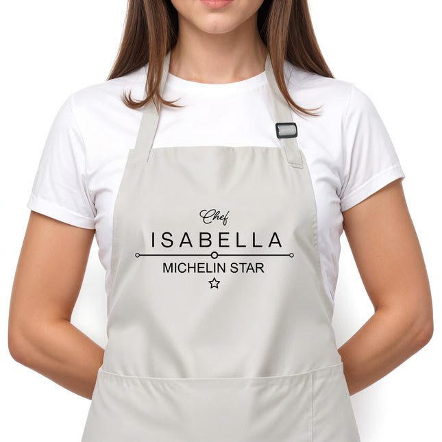 Personalized Kitchen Apron with Custom Name
