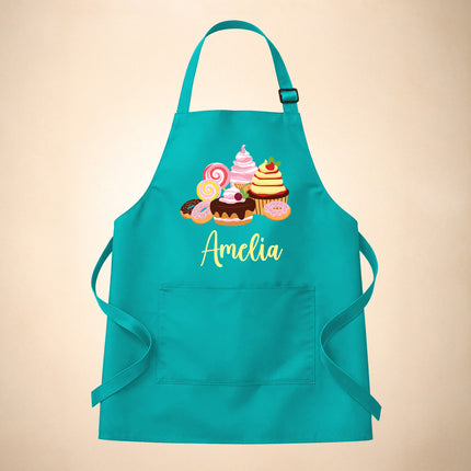 Personalized Baker Apron For Men and Women - Cupcake