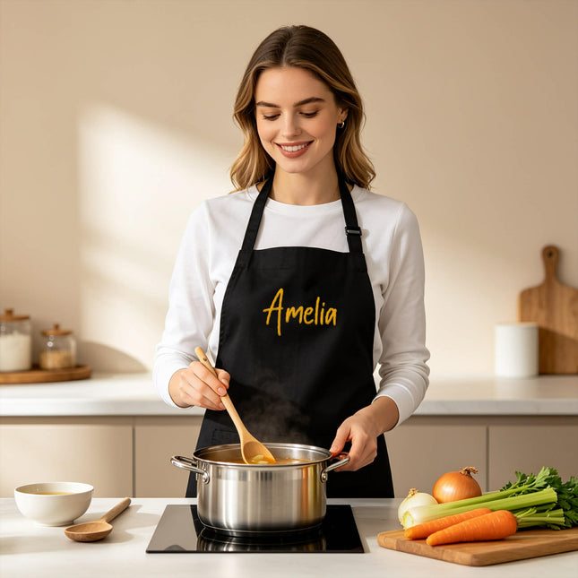 Personalized Embroidered Chef Apron