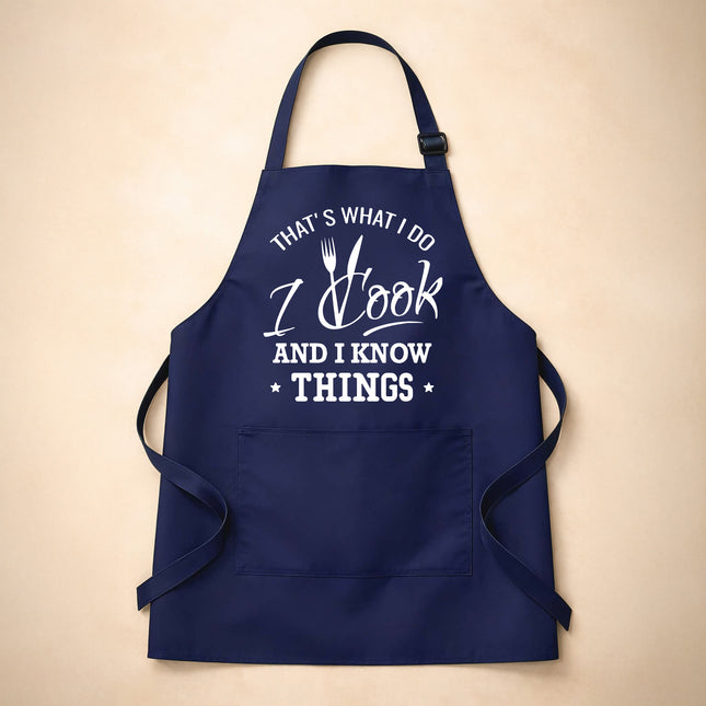 Personalized Men's Apron - Custom Cooking Apron - I Feed You All