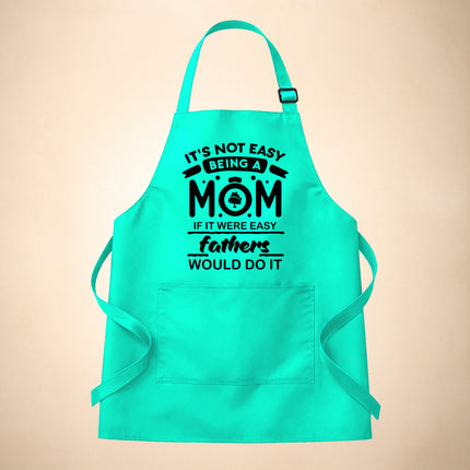 Mother's Day Apron - 2 Pocket Kitchen, Cooking, Painting Apron
