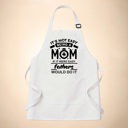 Mother's Day Apron - 2 Pocket Kitchen, Cooking, Painting Apron