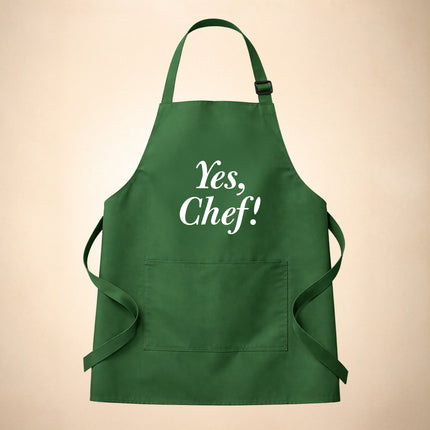 Personalized Chef Apron Kitchen Design - Yes Chef