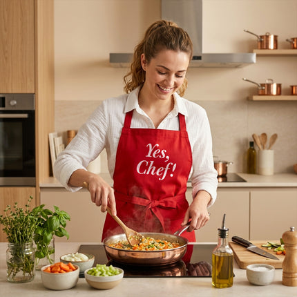Personalized Chef Apron Kitchen Design - Yes Chef