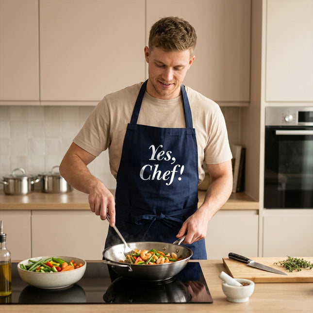 Personalized Chef Apron Kitchen Design - Yes Chef