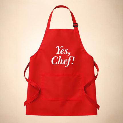 Personalized Chef Apron Kitchen Design - Yes Chef