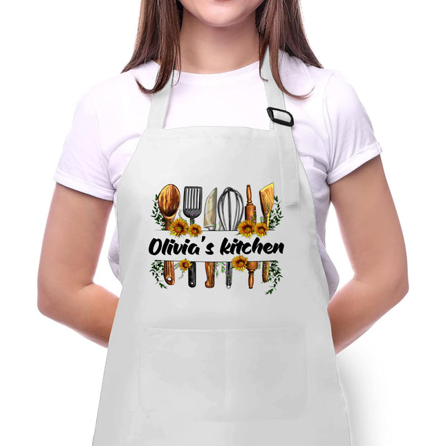 Custom Apron with Name - Mother's Day Gift for Baker