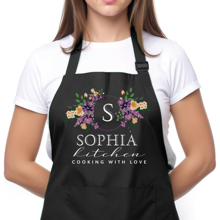 Custom Apron for Mom, Mother's Day Gift for Mom with Name