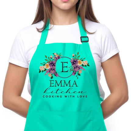 Custom Apron for Mom, Mother's Day Gift for Mom with Name