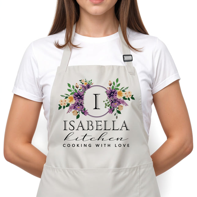 Custom Apron for Mom, Mother's Day Gift for Mom with Name