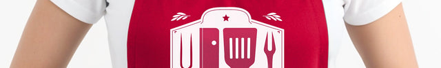 Personalized Red Kitchen Apron