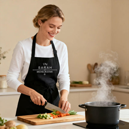 Personalized Kitchen Apron with Custom Name