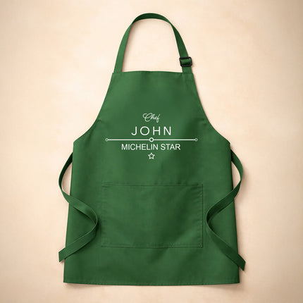 Personalized Kitchen Apron with Custom Name