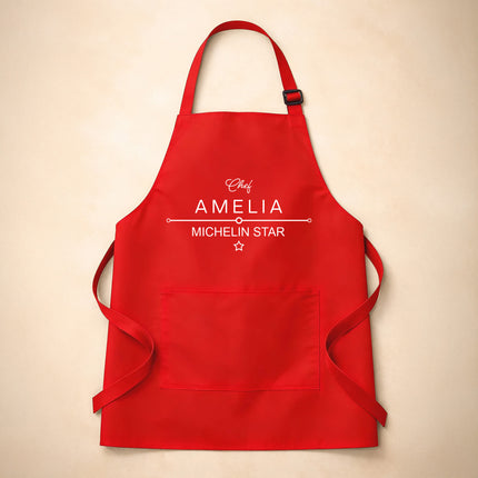 Personalized Kitchen Apron with Custom Name