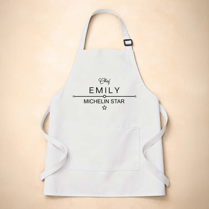 Personalized Kitchen Apron with Custom Name