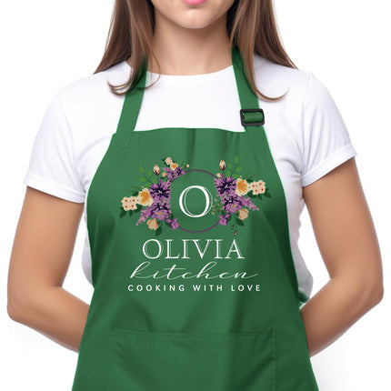 Custom Apron for Mom, Mother's Day Gift for Mom with Name
