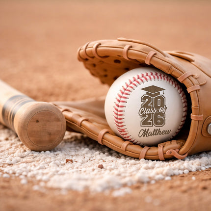 Personalized Baseball Ball with Custom Name - Graduation