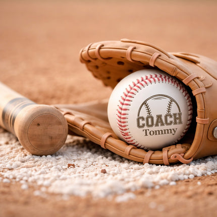Personalized Baseball Ball with Custom Name - Coach