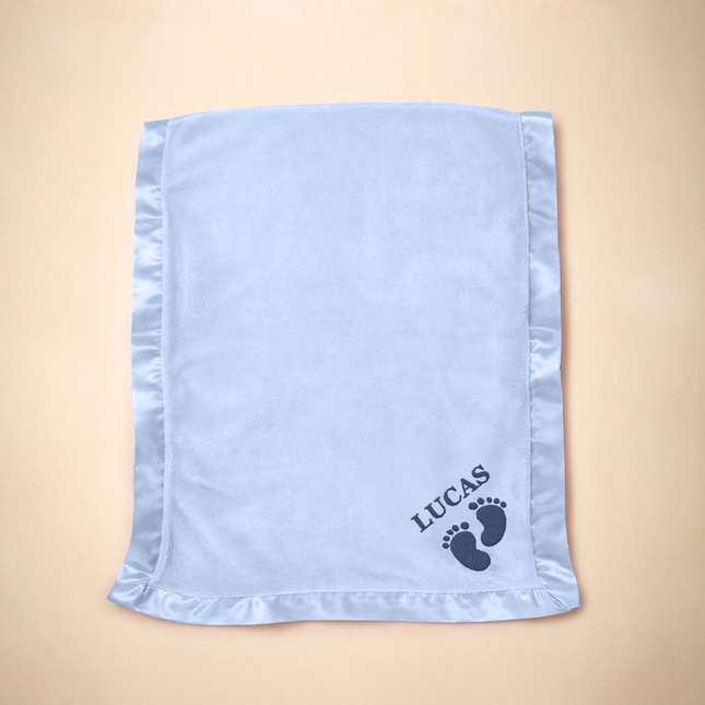 Personalized Baby Blanket with Embroidered Name