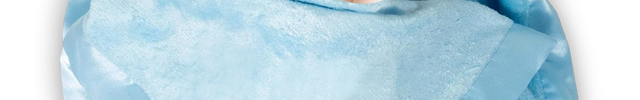 Personalized Baby Blanket with Embroidered Name  - Blue